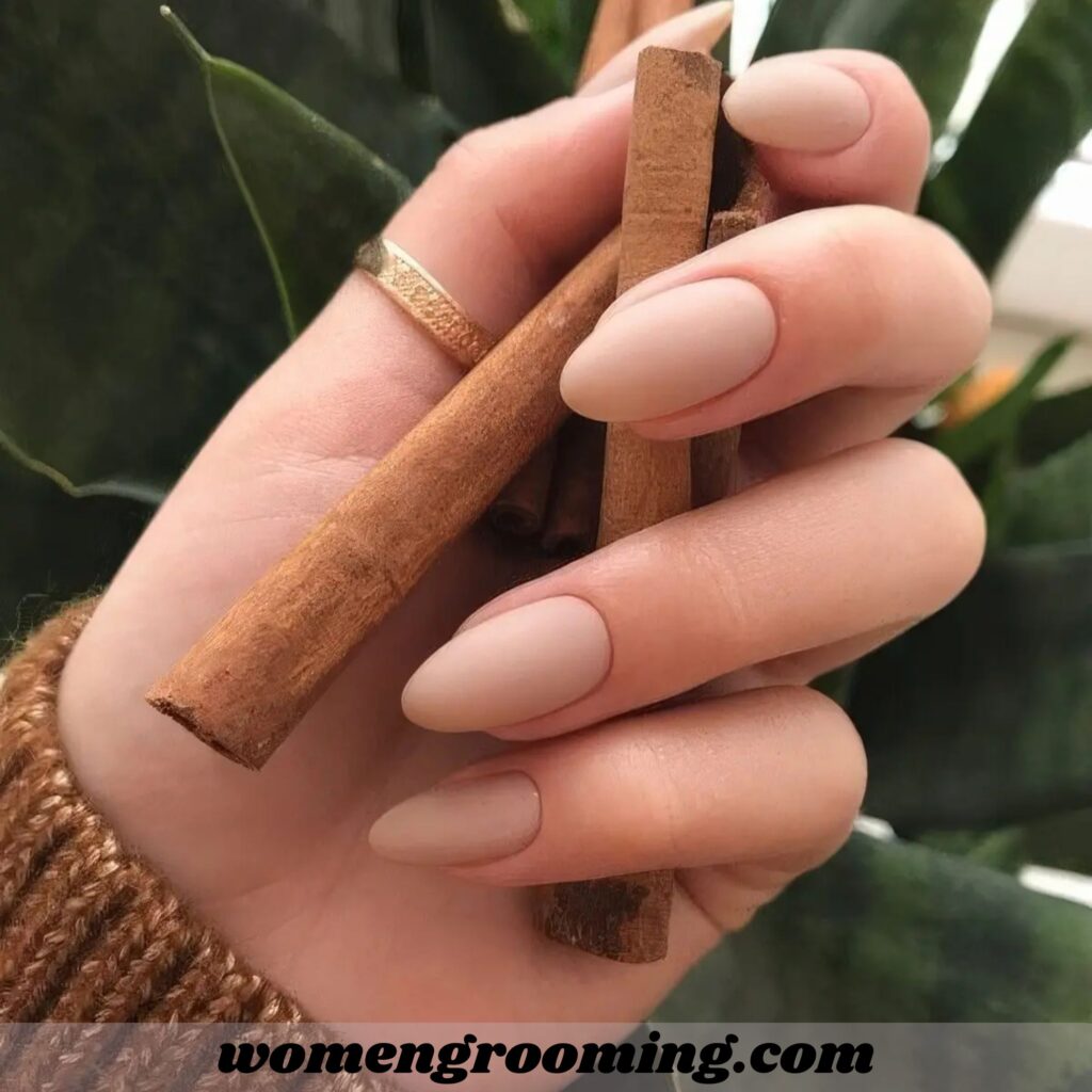 Matte Nude Nails (1)