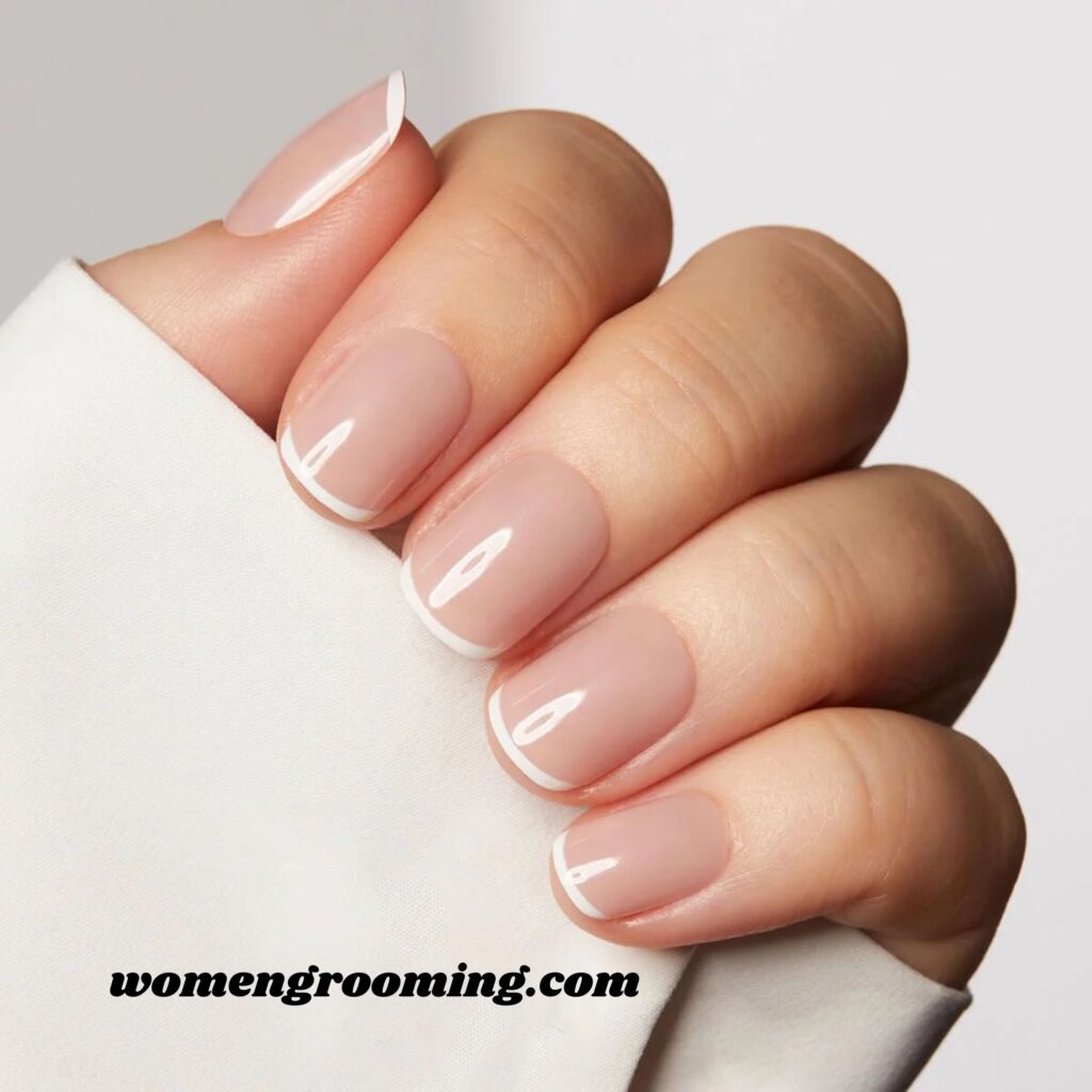 Micro French Short Nails