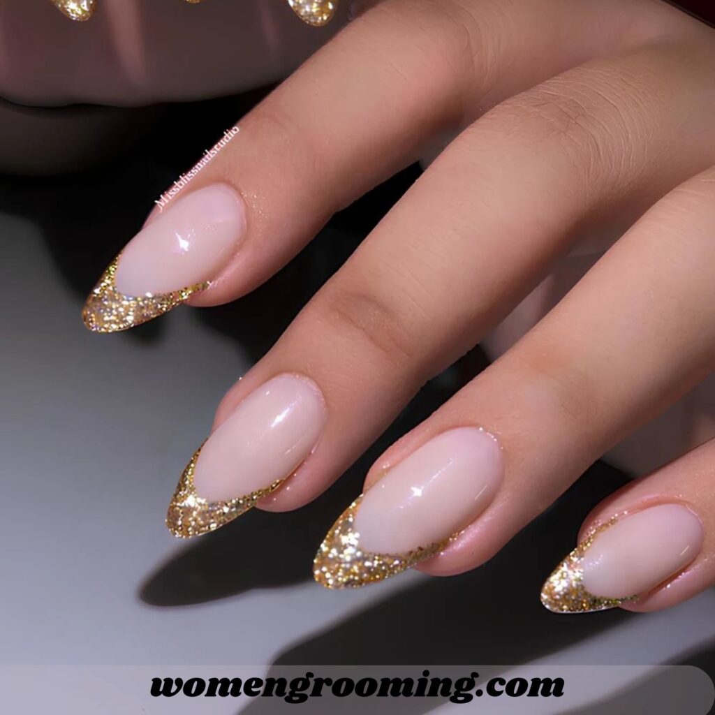 Micro Glitter French Tips