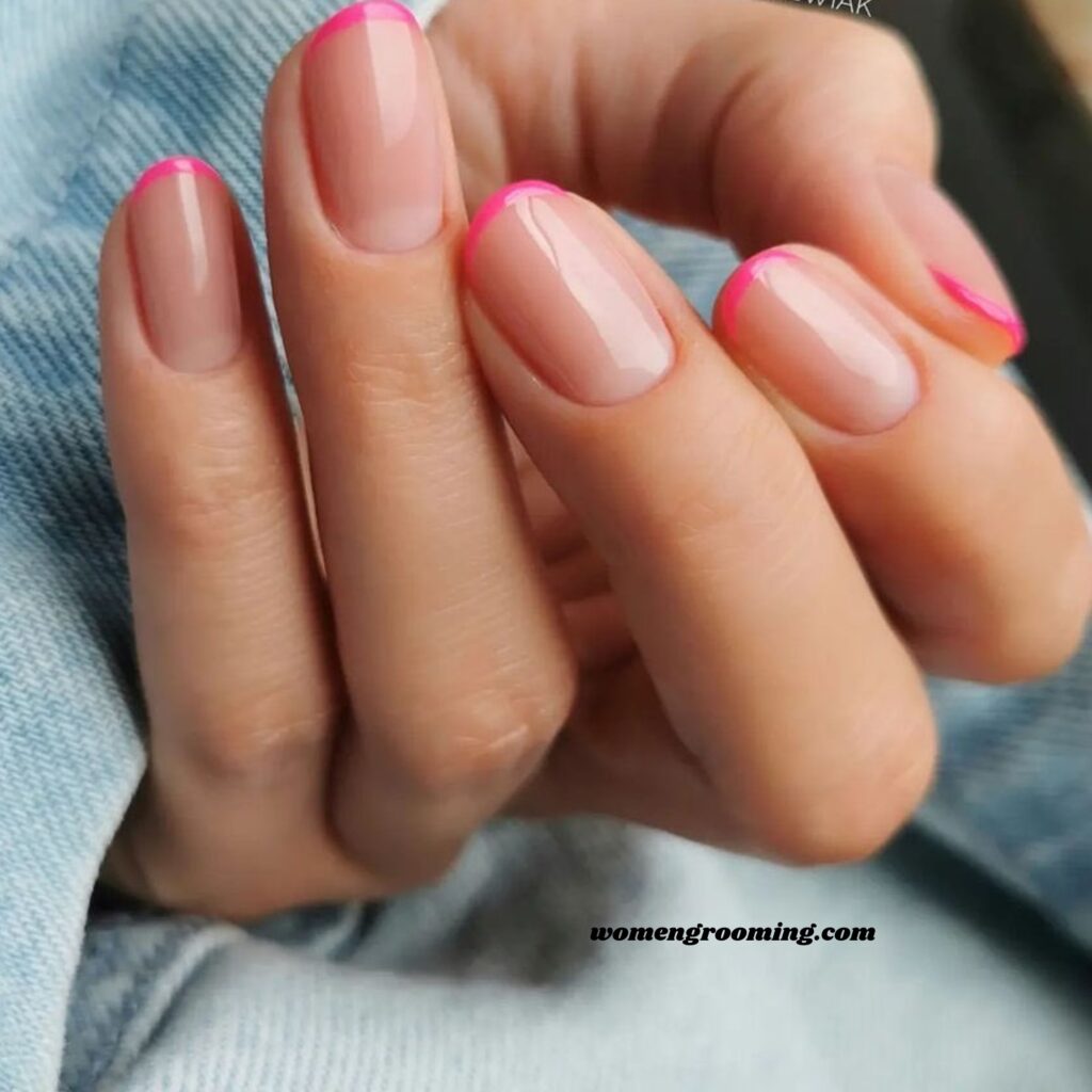 Micro Pink French Tips