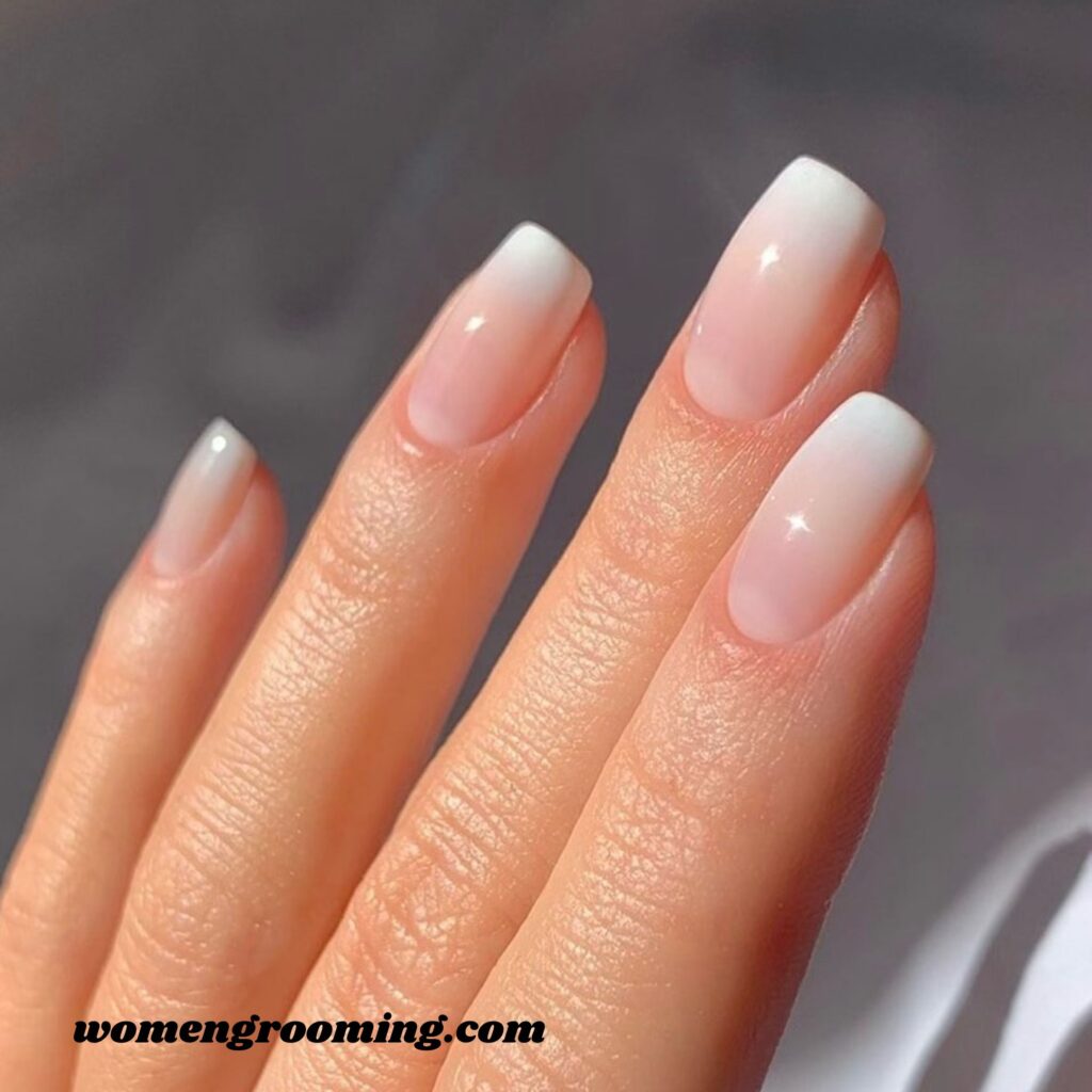 Milky Ombre French Tips