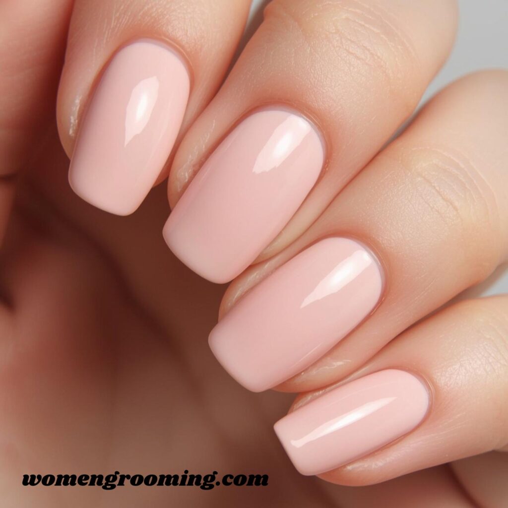 Milky Pink Nails