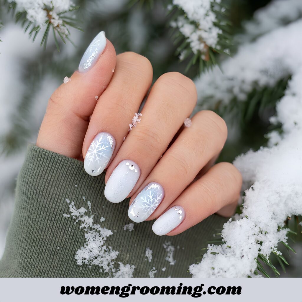 Milky White Nails (1)