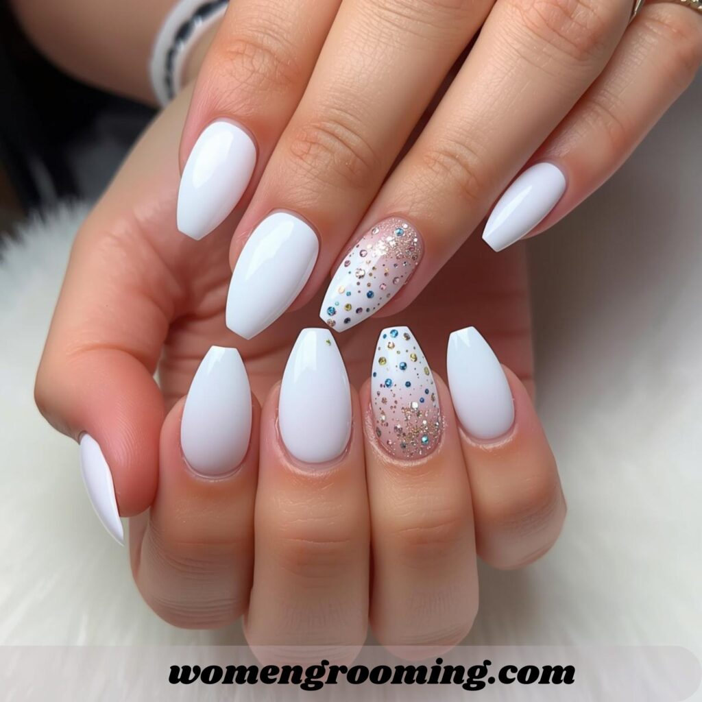 Milky White Nails (2)
