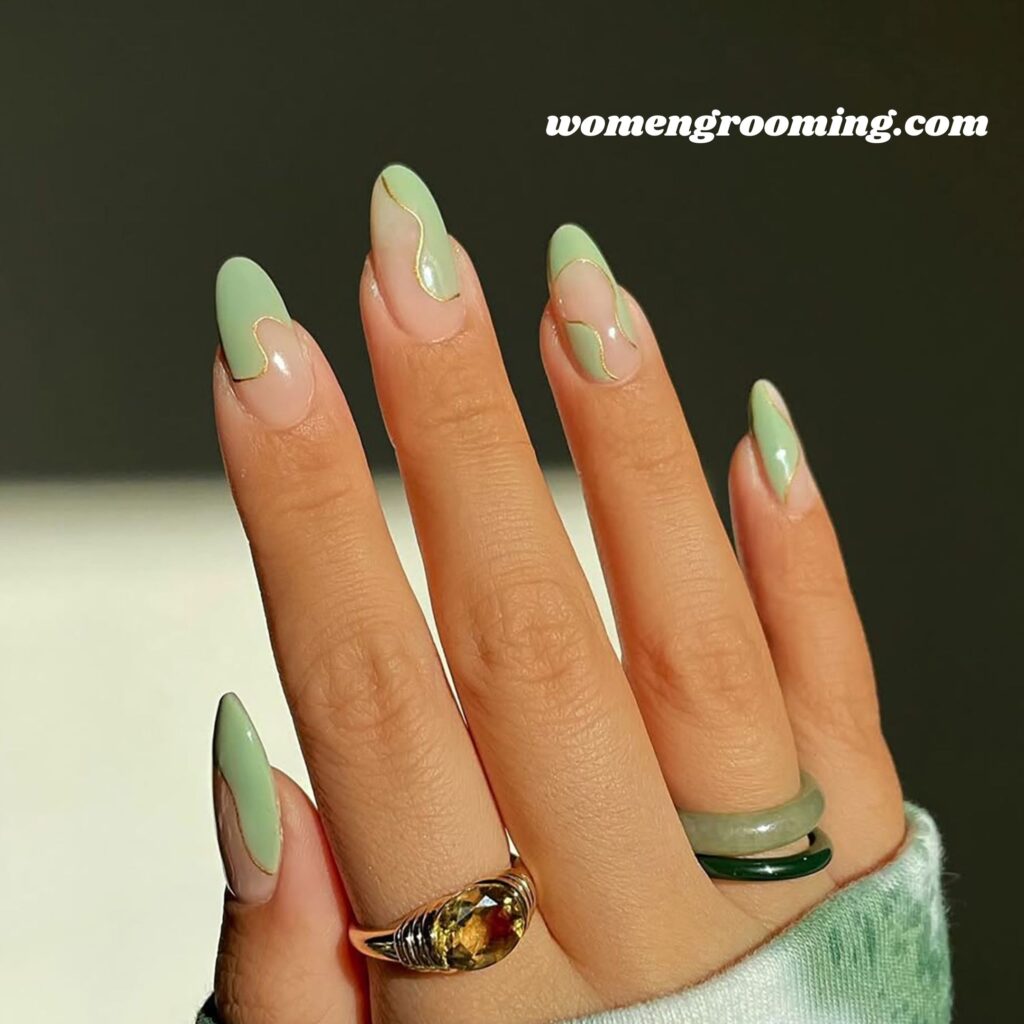 Mint Green Nails