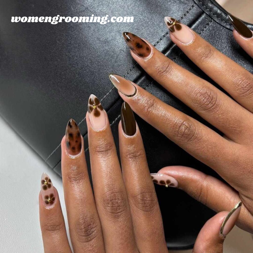Mocha Latte Nails