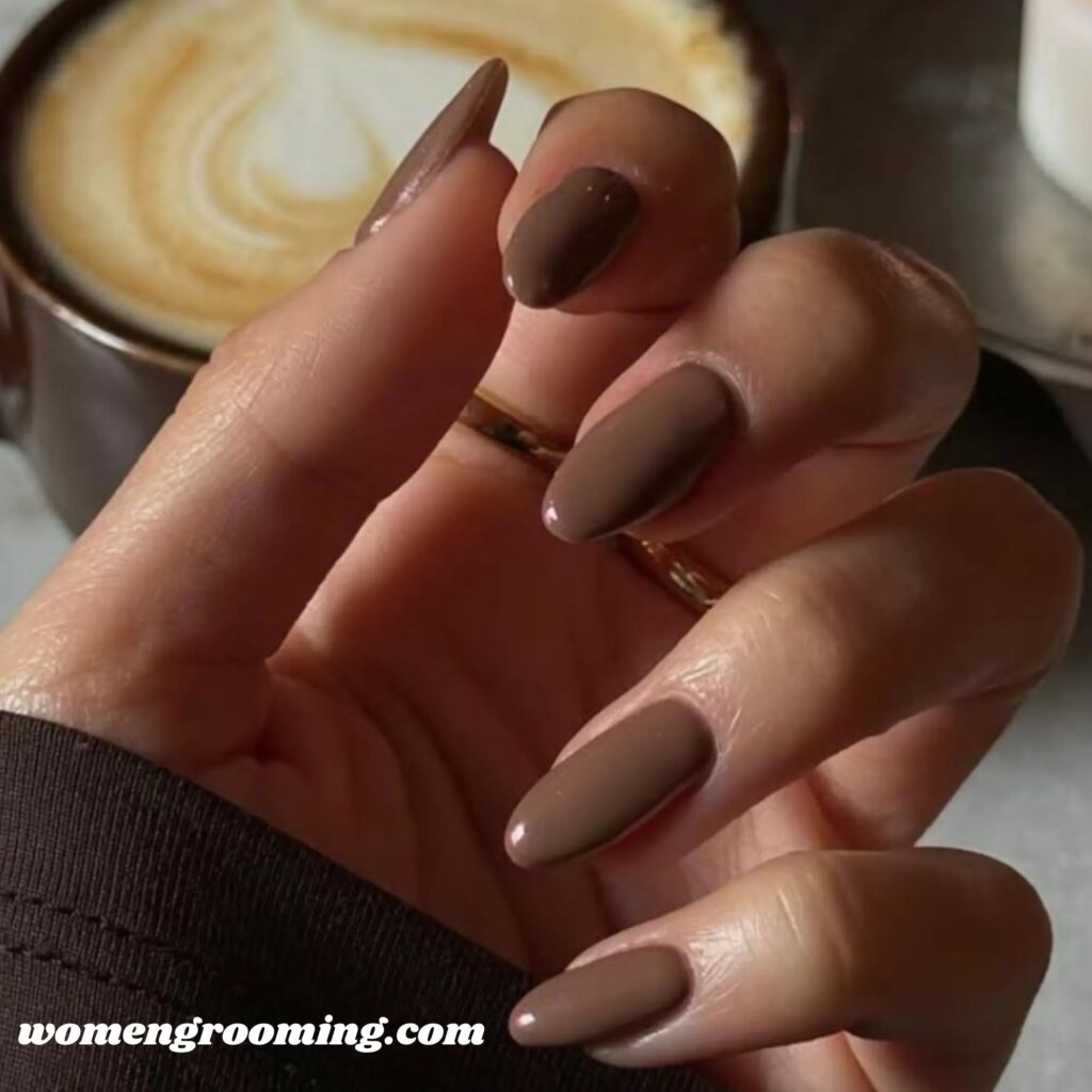 Mocha Nude Nails