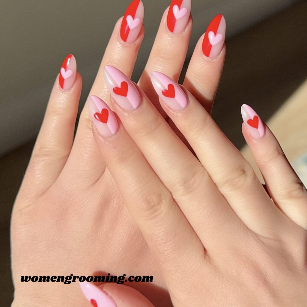 Negative Space Pink & Red