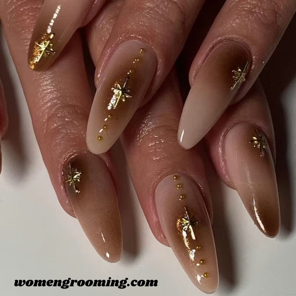 Nude Almond Boss Nails