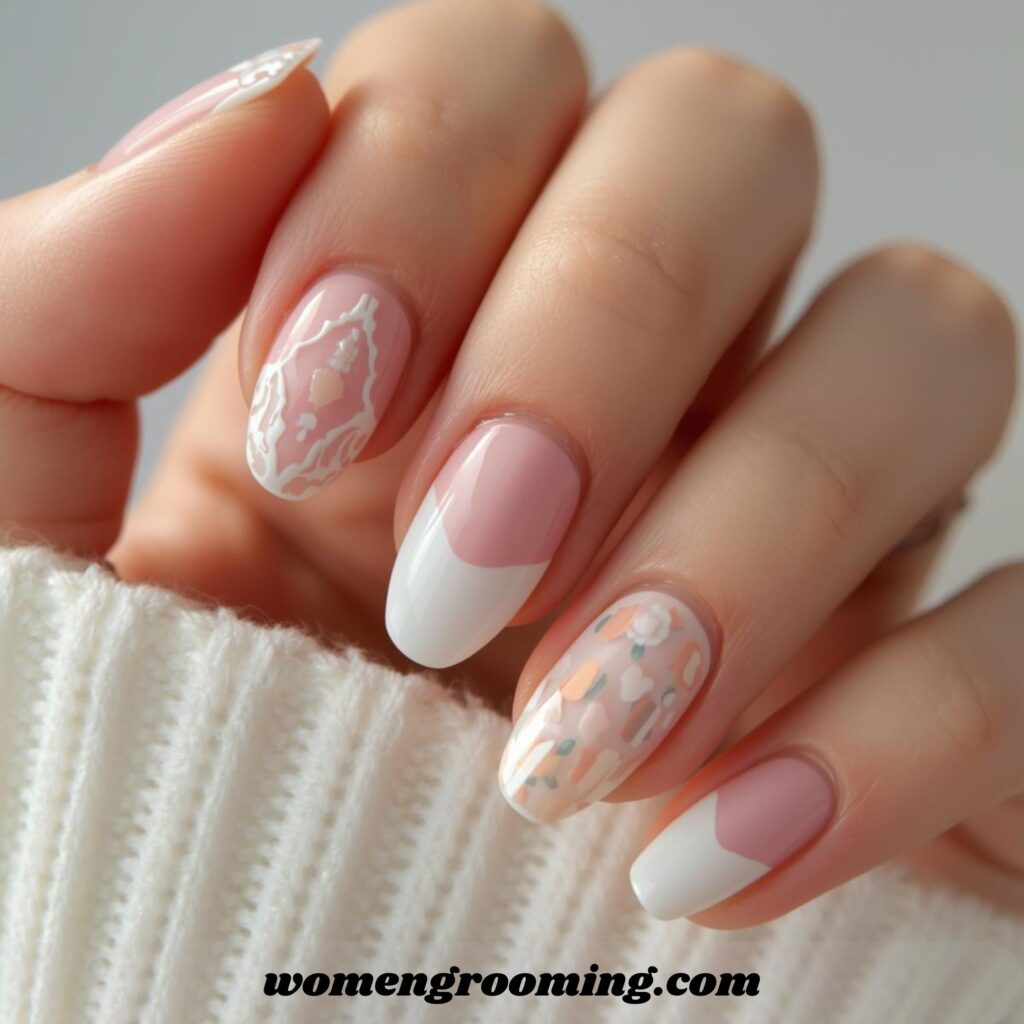 One Accent Nail Design