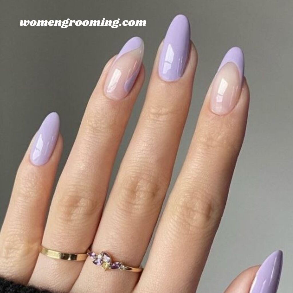 Pastel Lavender Nails