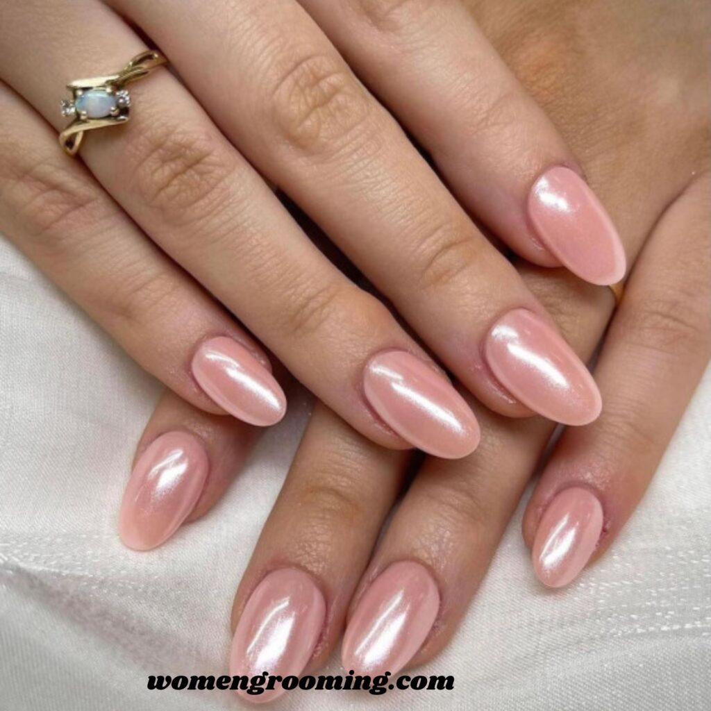 Pearl Pink Nails