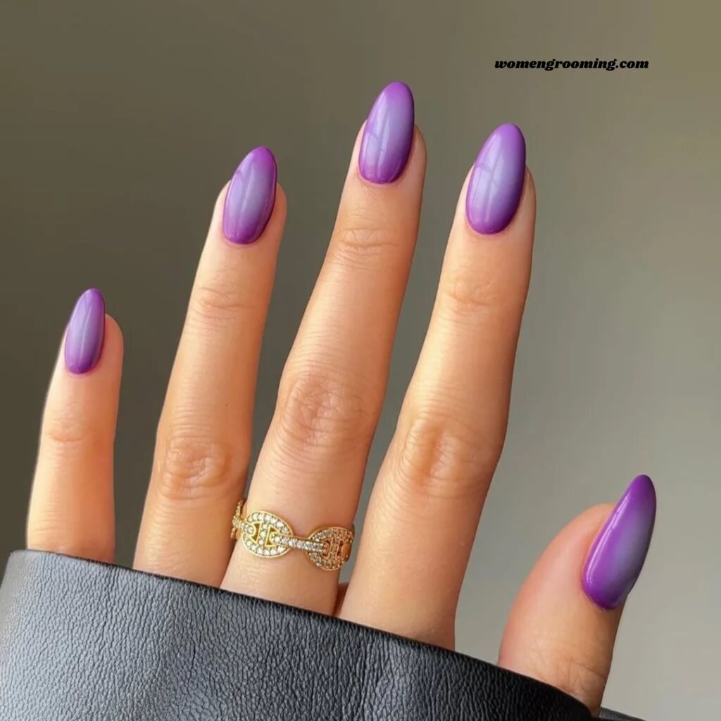 Purple Aura Nails
