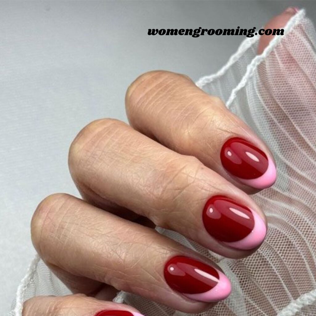 Red Base with Pink Tips