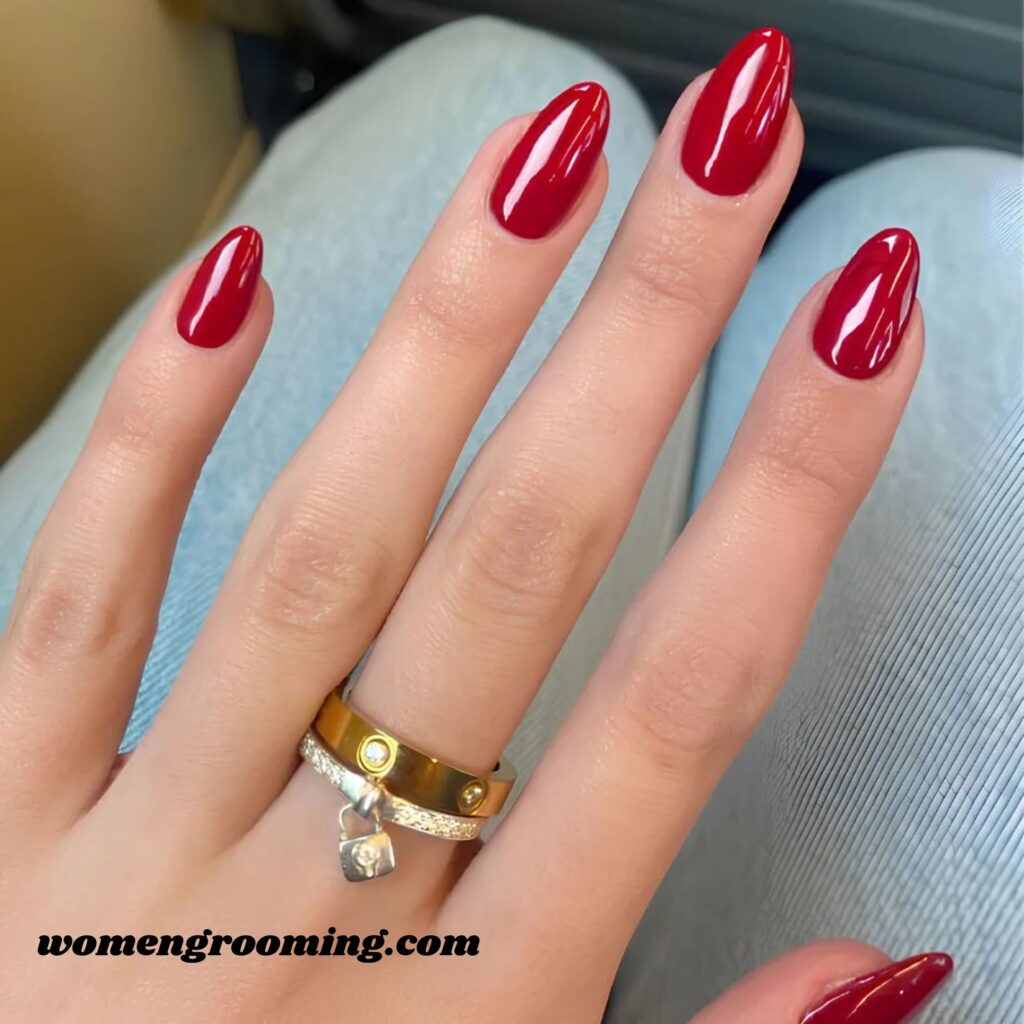 Red Chrome Nails