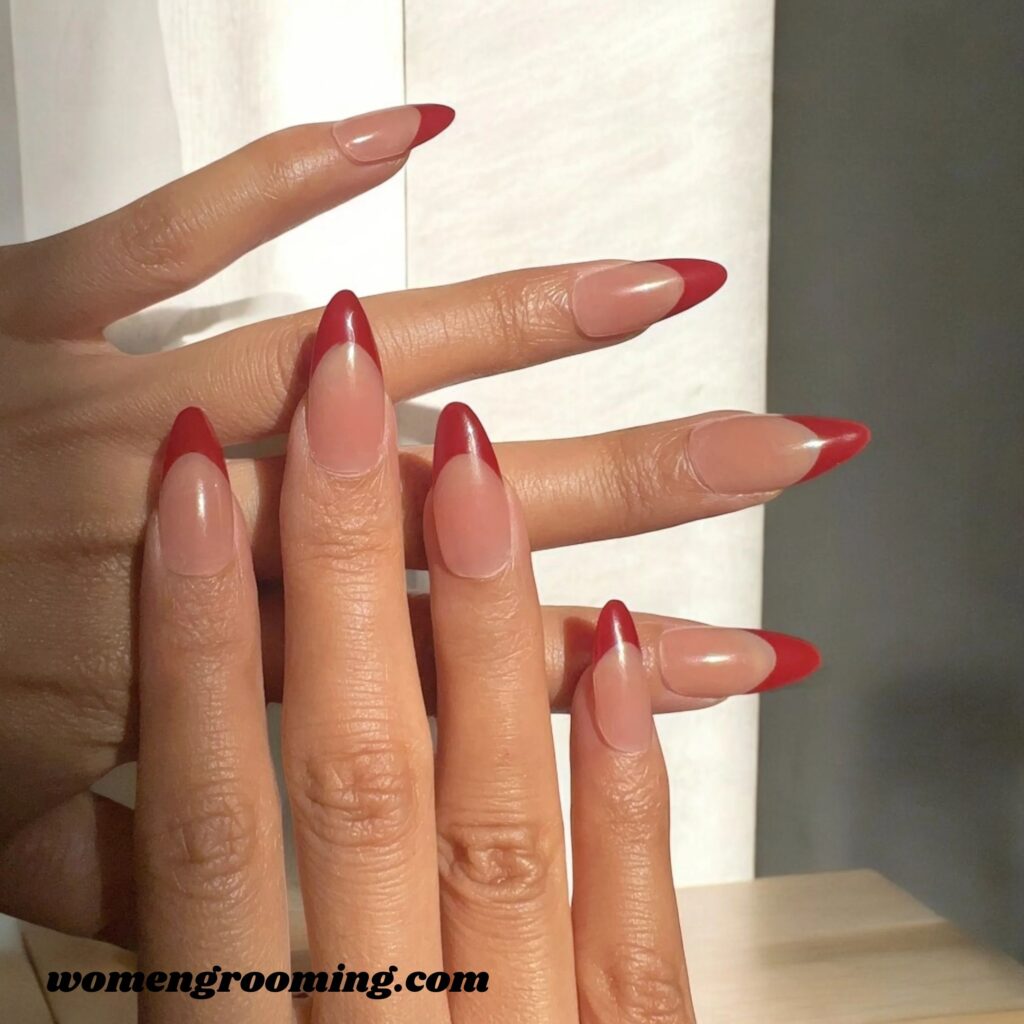 Red French Tips (2)