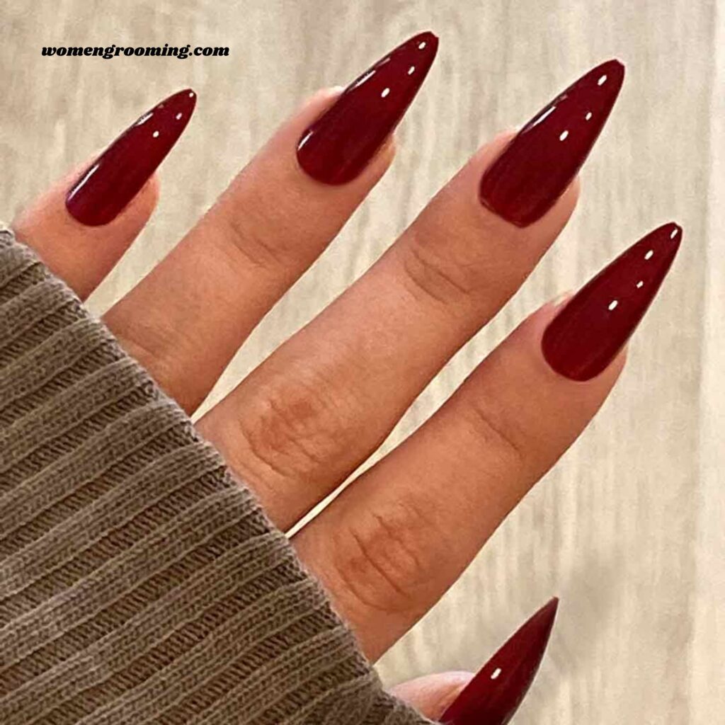 Red Stiletto Nails