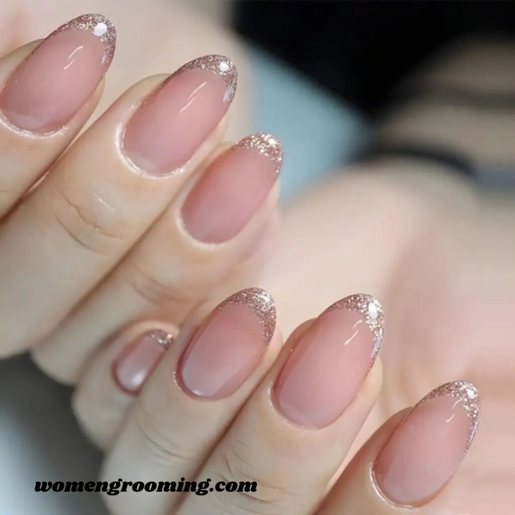 Rose Gold French Tips
