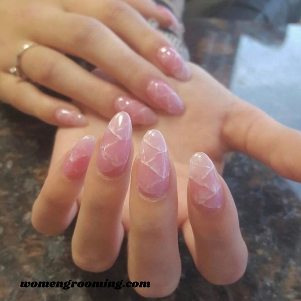 Rose Quartz French Tips