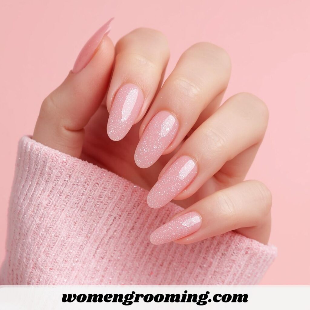 Sheer Pink Nails