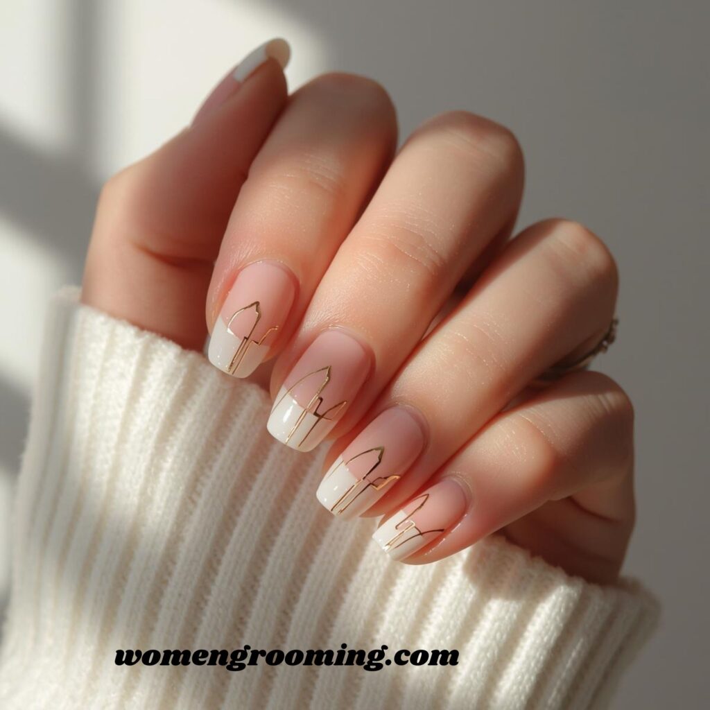 Short Minimal Nail Art