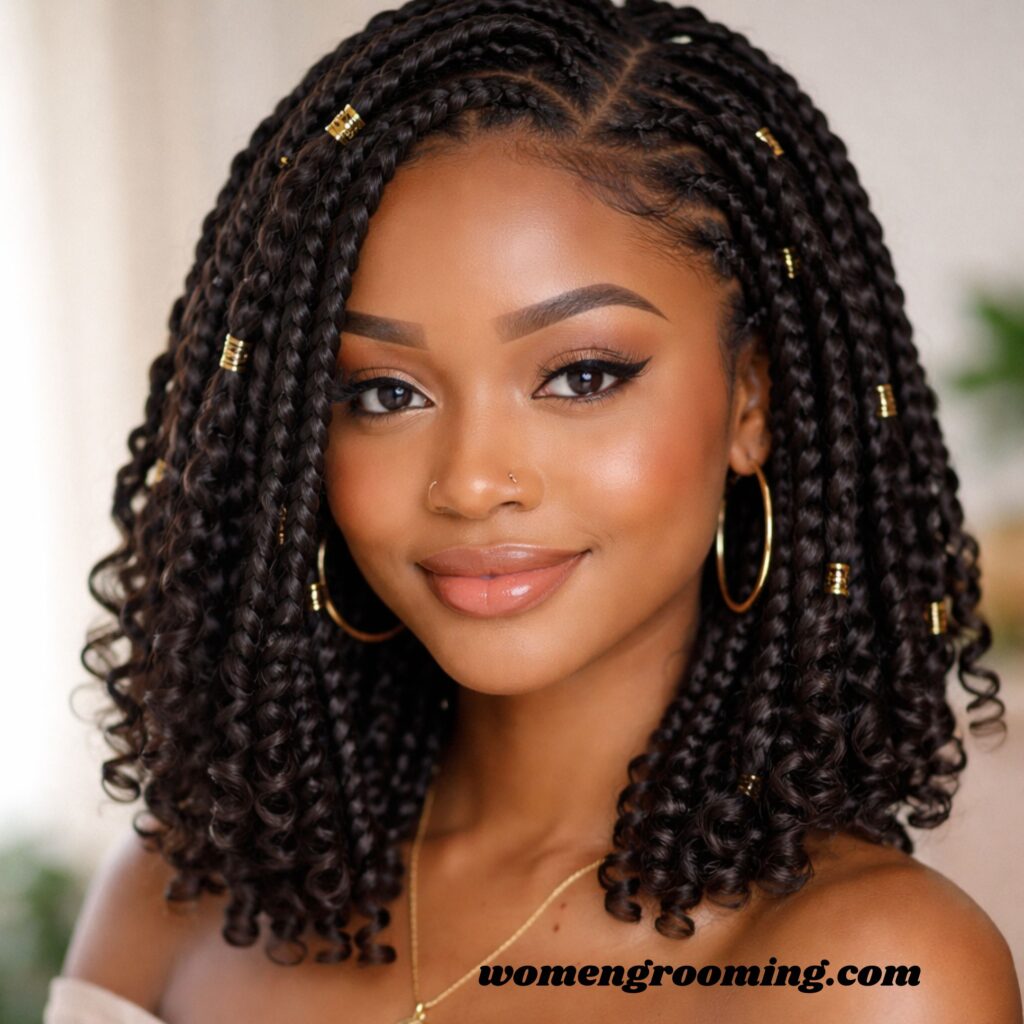 Shoulder-Length Miracle Knots