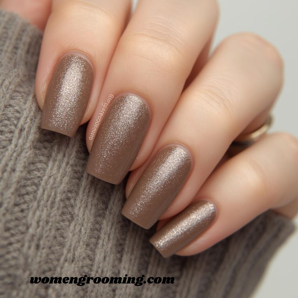 Smoky Taupe Nails