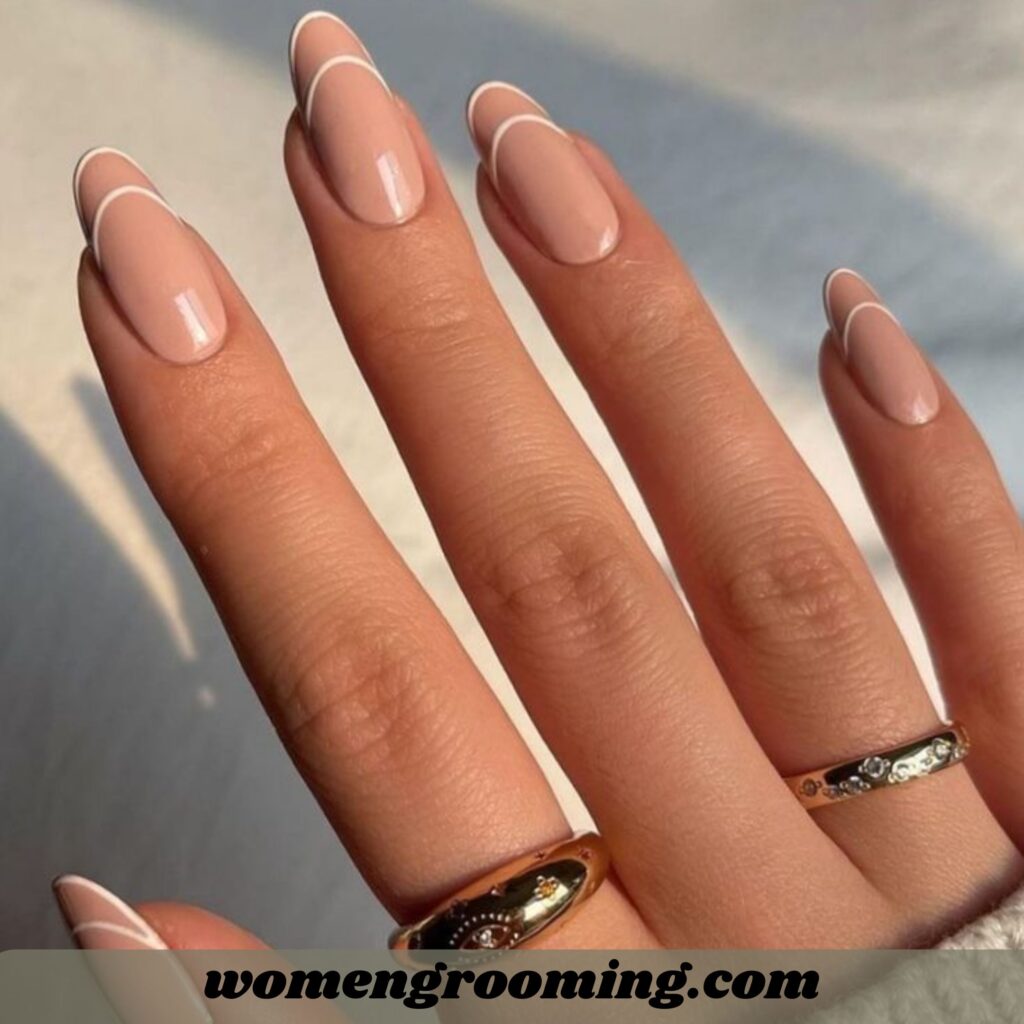 Soft Beige Nails