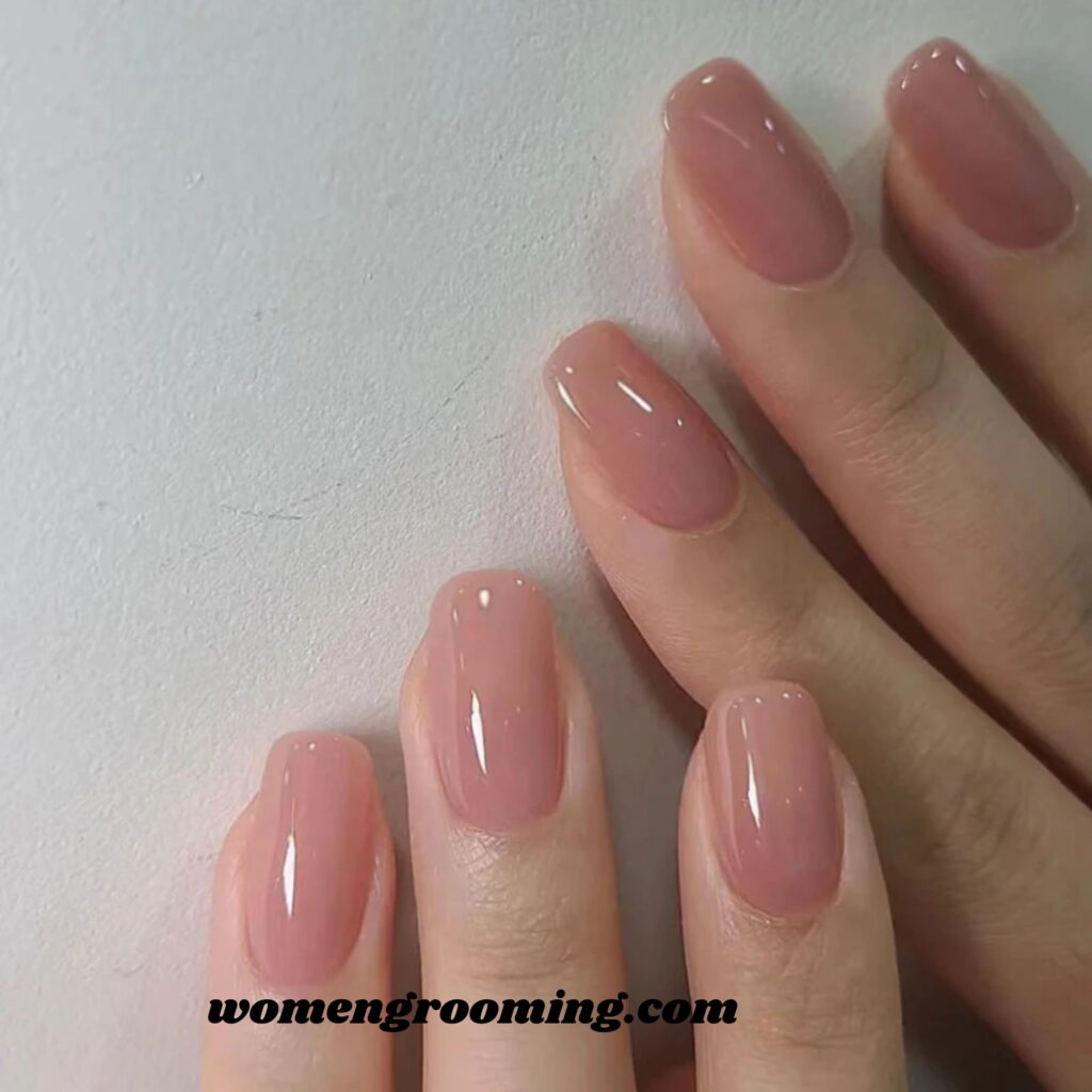 Soft Pink Gel Nails