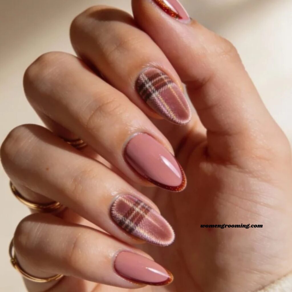 Soft Rose Almond Nails