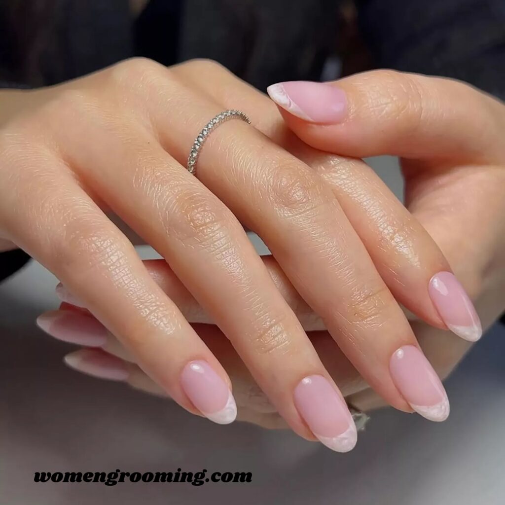 Strawberry Milk French Tips