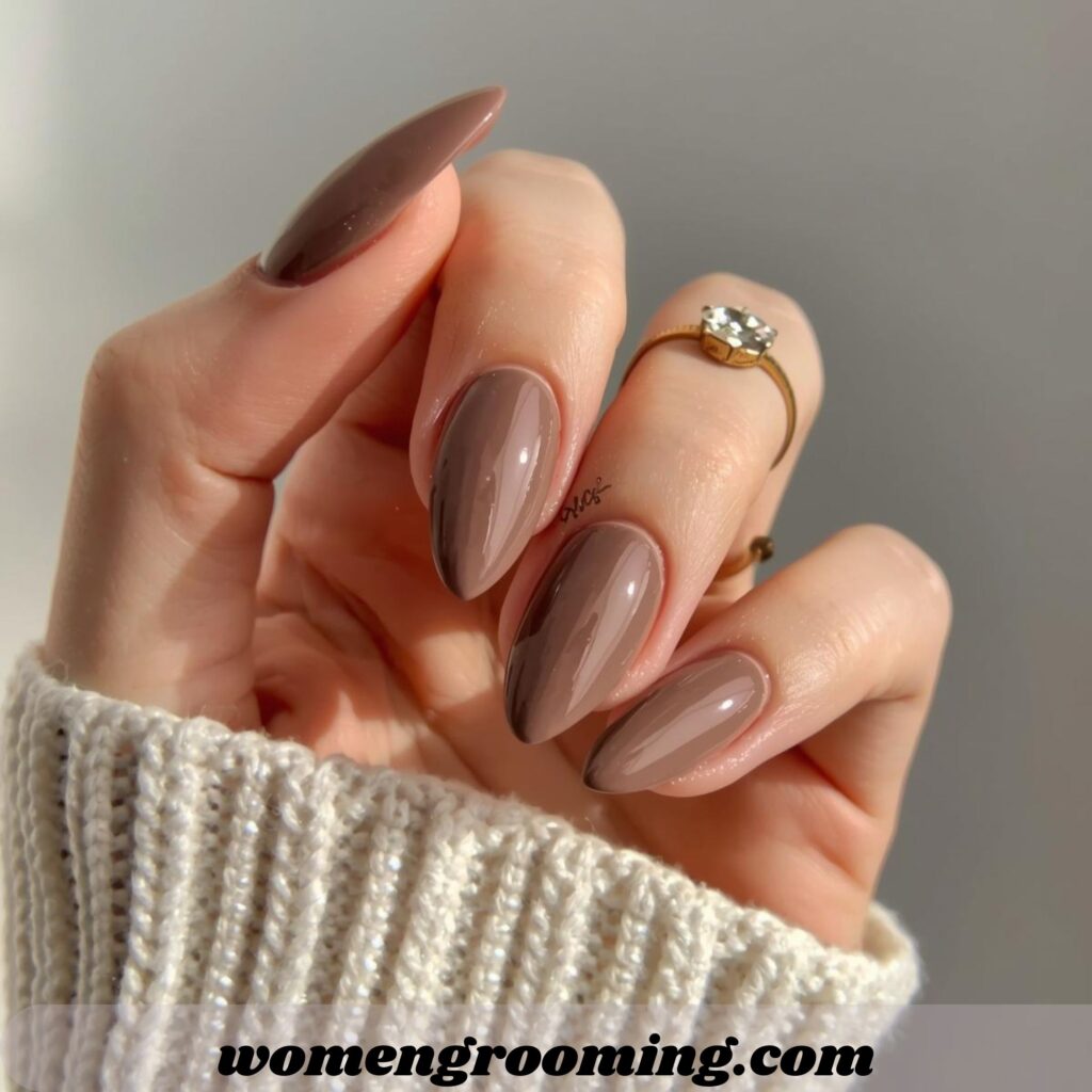 Taupe Nails