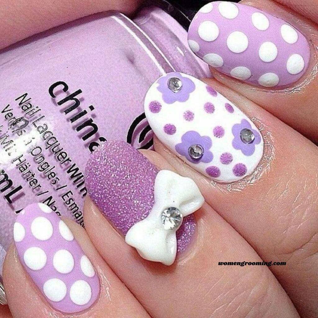 Tiny Dot Nail Art (1)