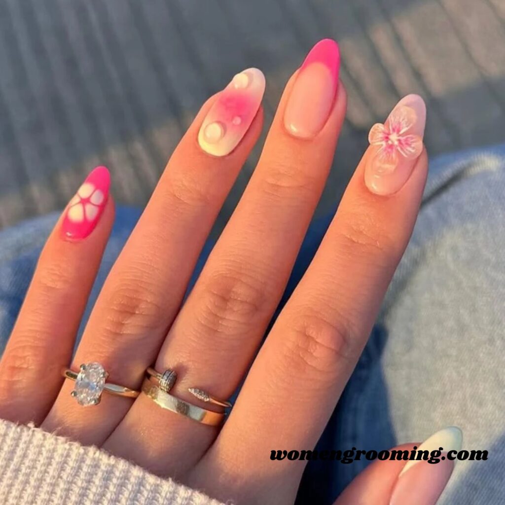 White and Pink French Mix
