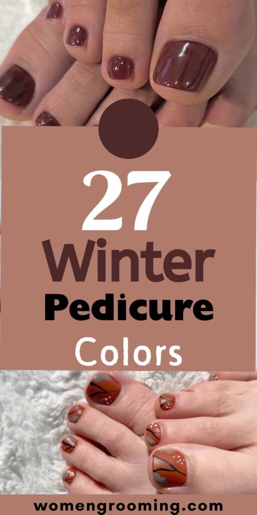 Winter pedicure colors
