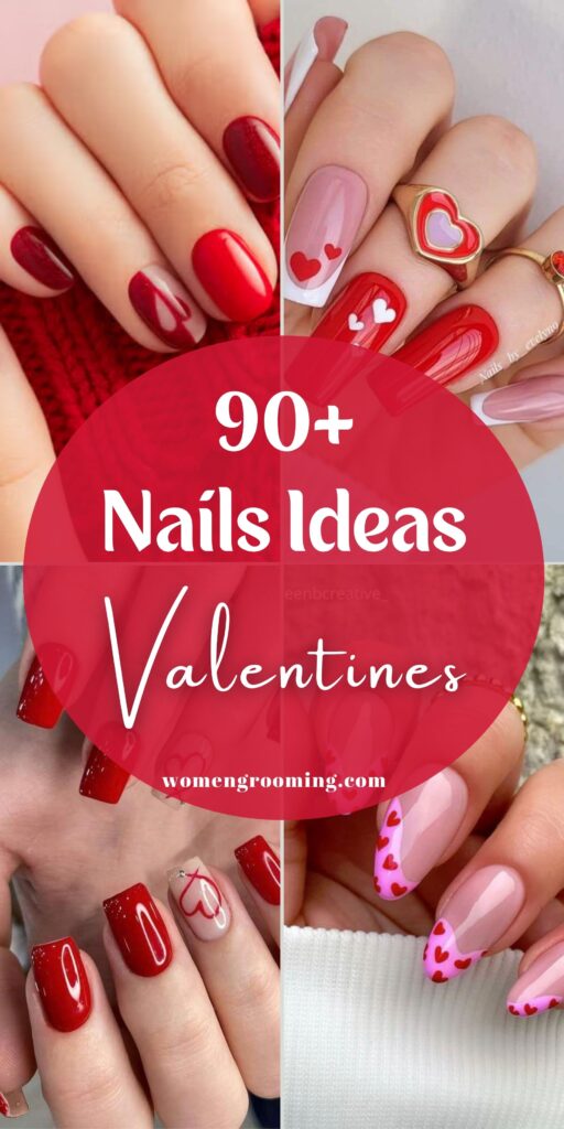 nails ideas valentine