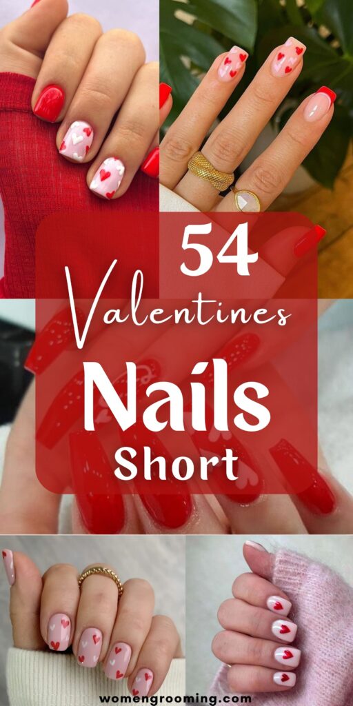 valentine short nails (1)
