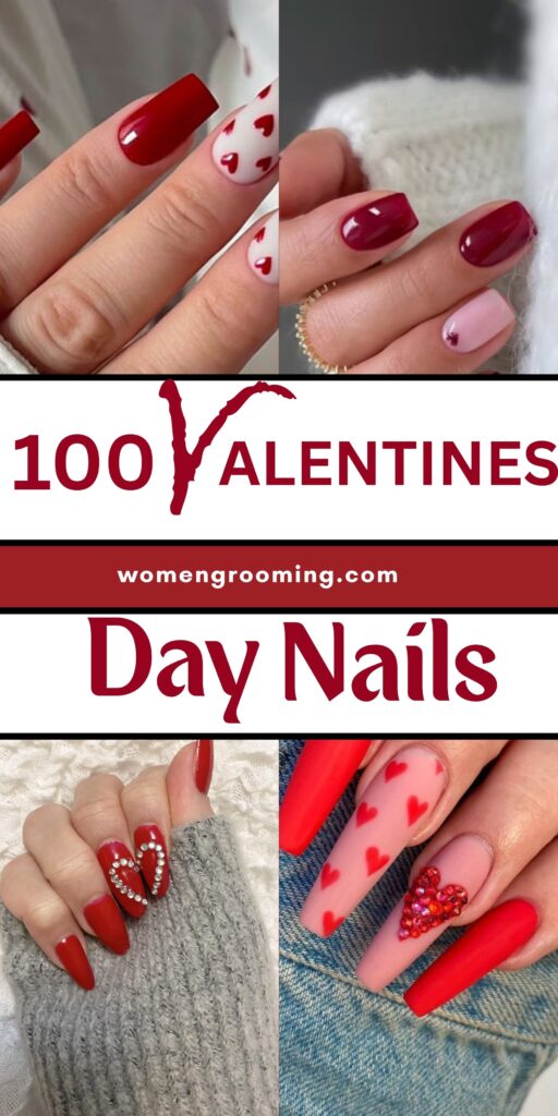 valentines day nails