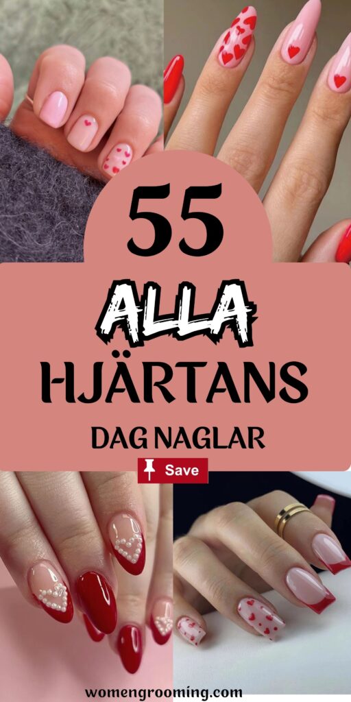 alla hjärtans dag naglar