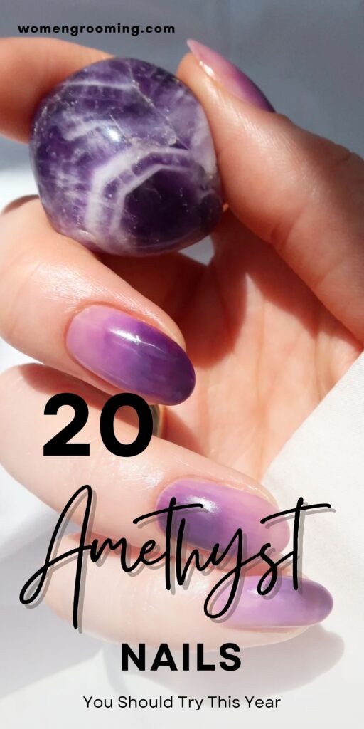 amethyst nails