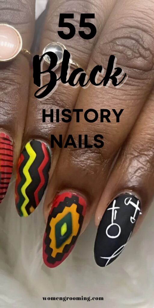 black history nails