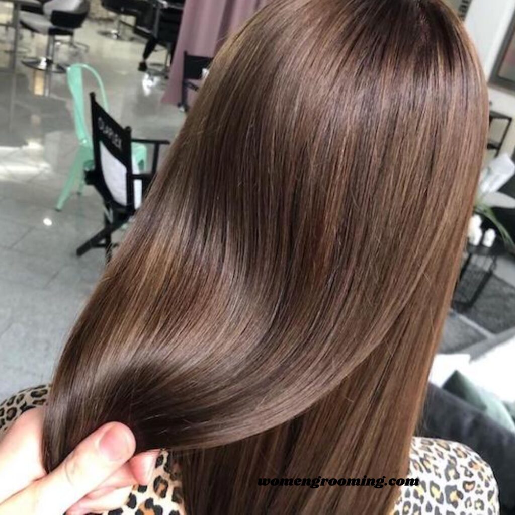 chocolate gloss hair