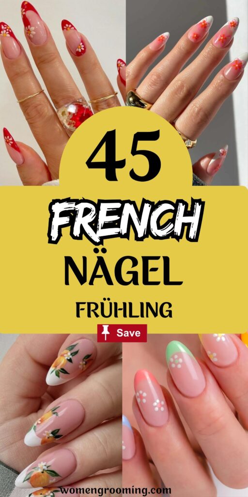 french nägel frühling