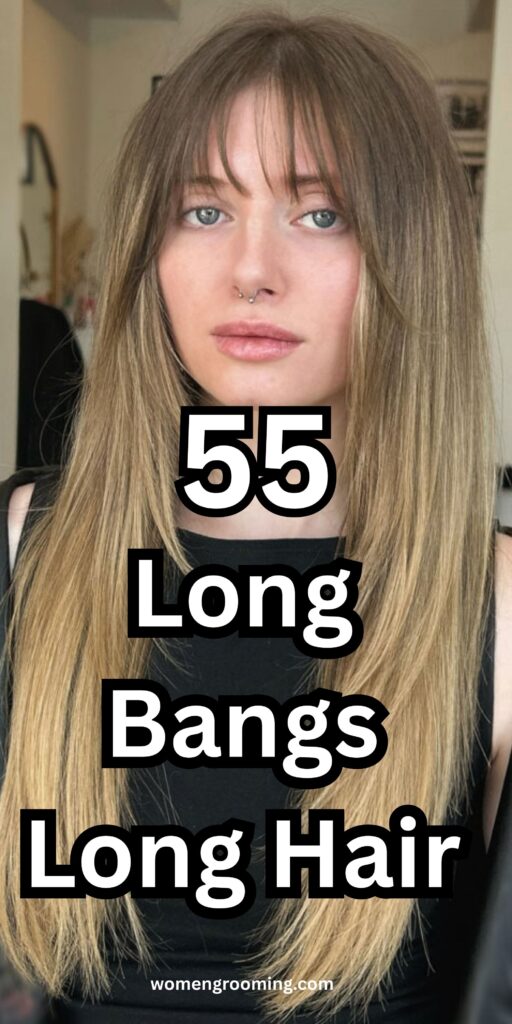 long bangs long hairs