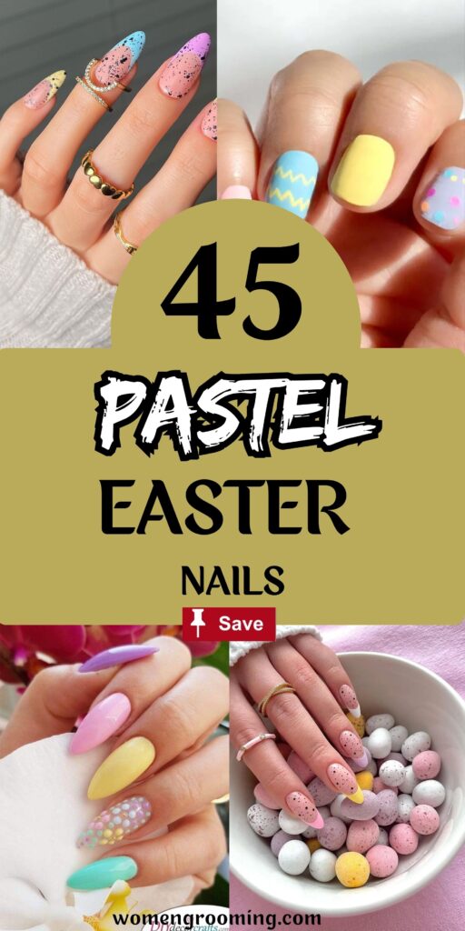 pastel easter nails