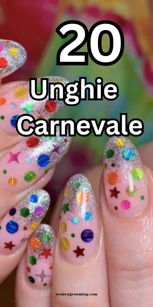 unghie carnevale 