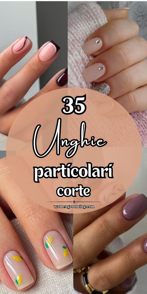unghie particolari corte