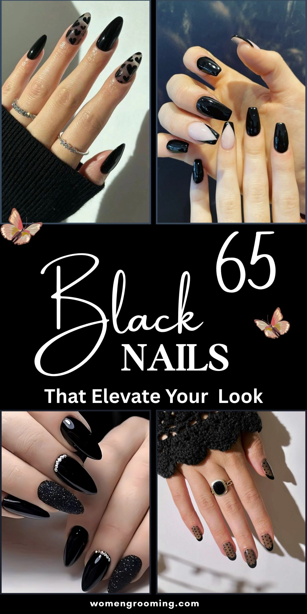 65 Black Nails That Look Bold, Chic & Timeless