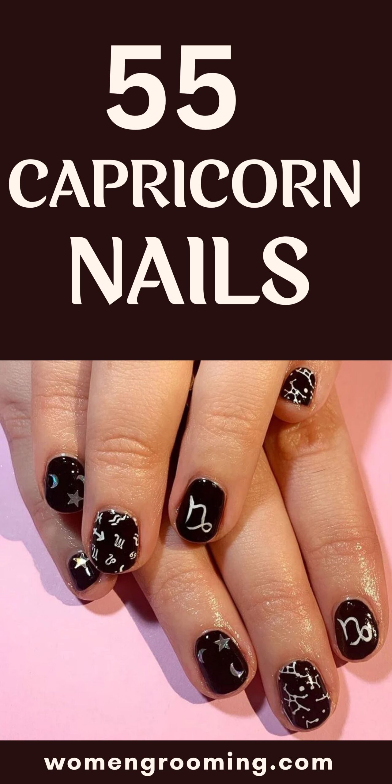 55 Capricorn Nails That Look Powerful & Elegant