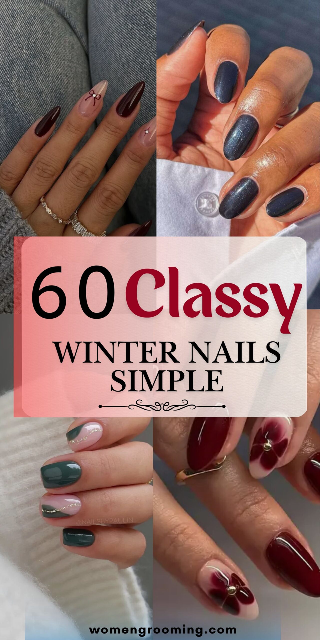 60 Classy Winter Nails Simple & Elegant Ideas